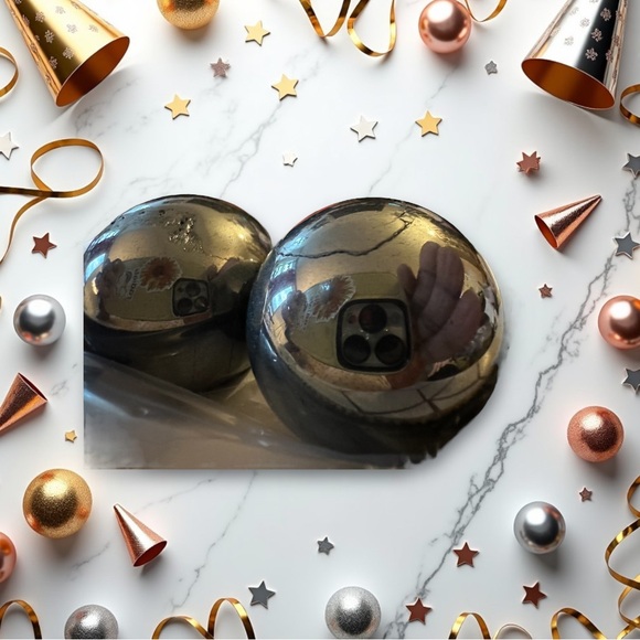 Hematite Crystal Spheres - Picture 2 of 3